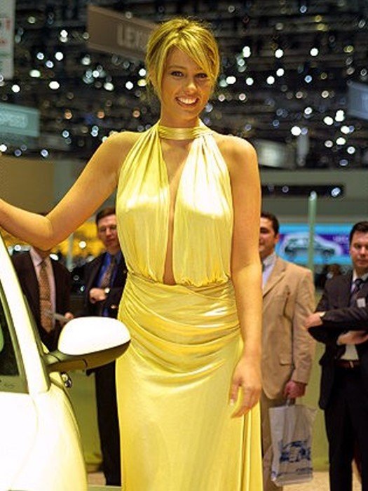 auto motor show girl