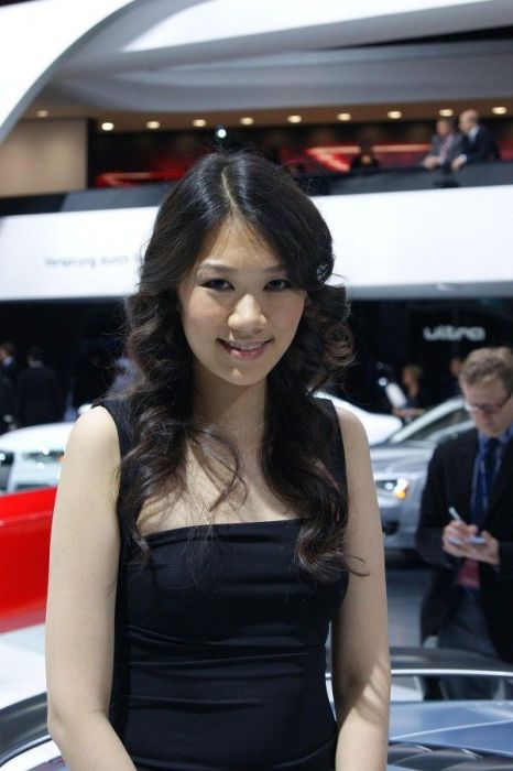 Girls from North American International Auto Show 2012