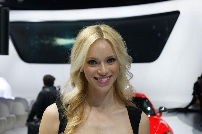 Girls from North American International Auto Show 2012