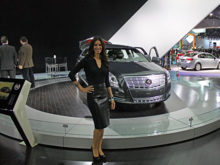 Girls from North American International Auto Show 2012