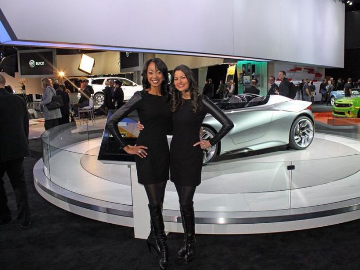 Girls from North American International Auto Show 2012