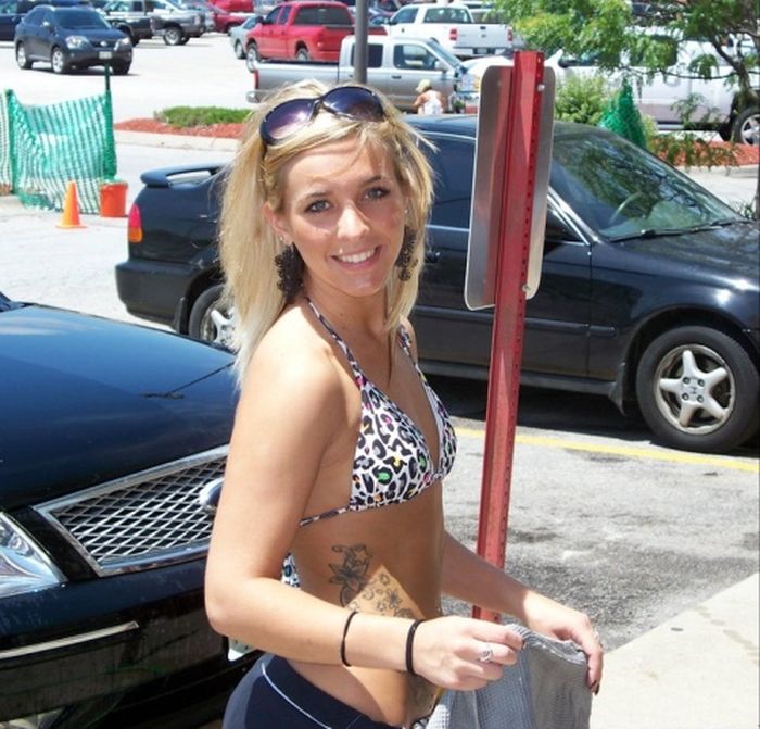 car wash girls