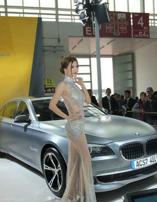 auto motor show girl