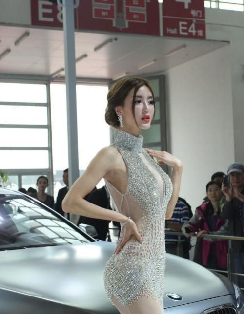 auto motor show girl