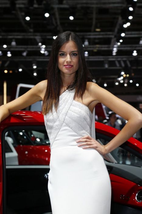 Girls from 2012 Paris Motor Show