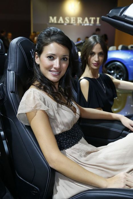 Girls from 2012 Paris Motor Show