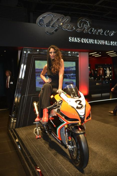 Girls from 2012 Paris Motor Show