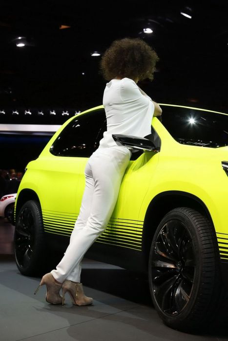 Girls from 2012 Paris Motor Show