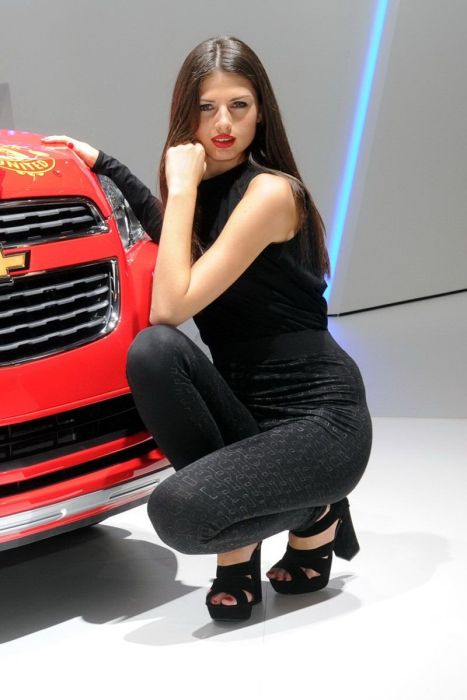 Girls from 2012 Paris Motor Show