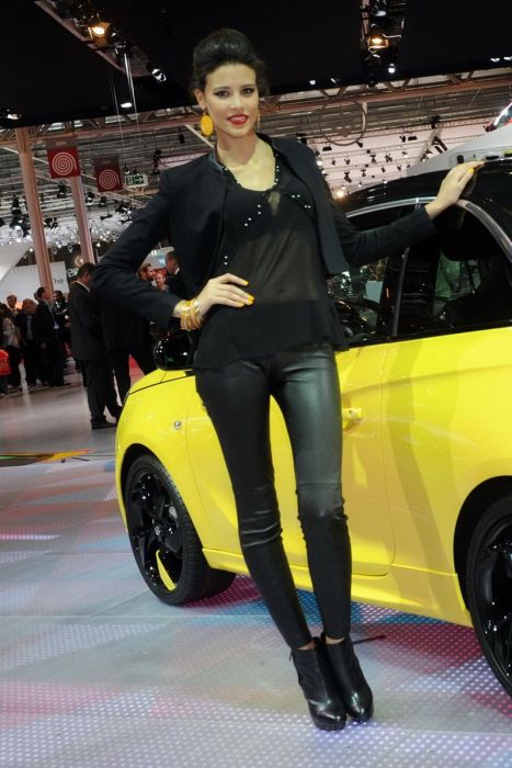 Girls from 2012 Paris Motor Show