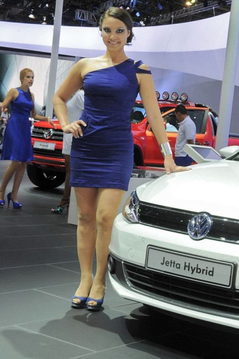 International Automobile Trade motor show girl, Sao Paulo, Brazil