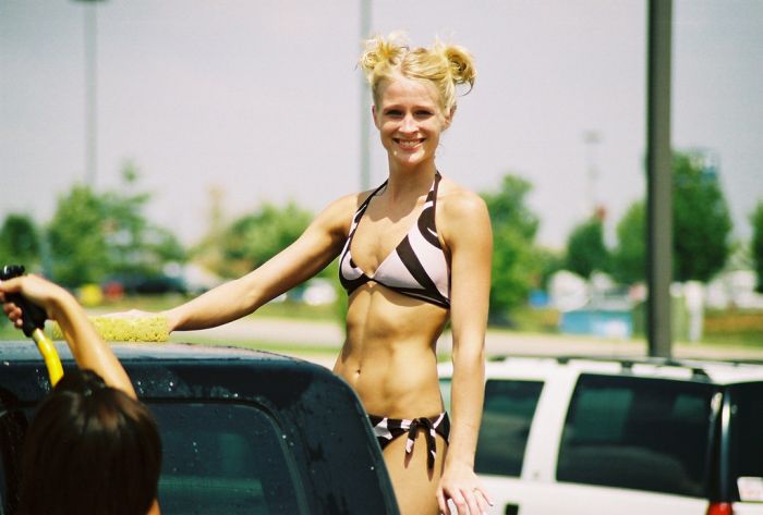 car wash girls