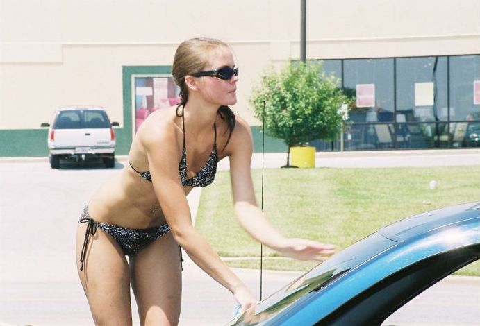 car wash girls