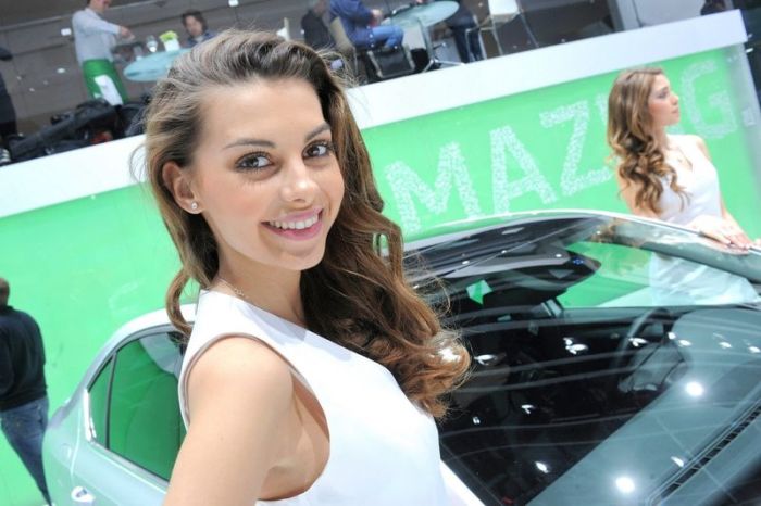 Girls from 2013 International Geneva Motor Show