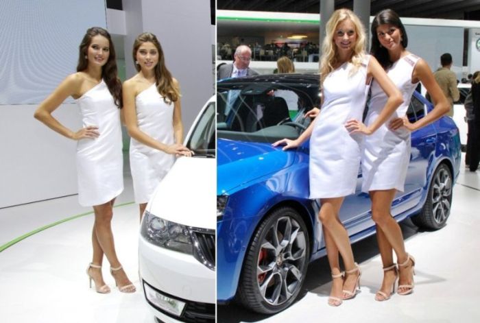 Girls from Frankfurt Auto Show 2013, Frankfurt, Germany