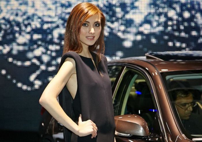 Girls from Frankfurt Auto Show 2013, Frankfurt, Germany