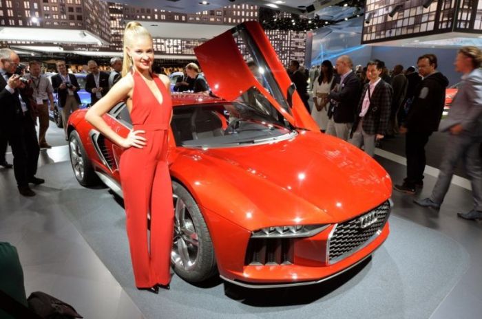 Girls from Frankfurt Auto Show 2013, Frankfurt, Germany