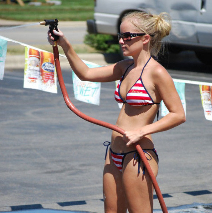 car wash girls