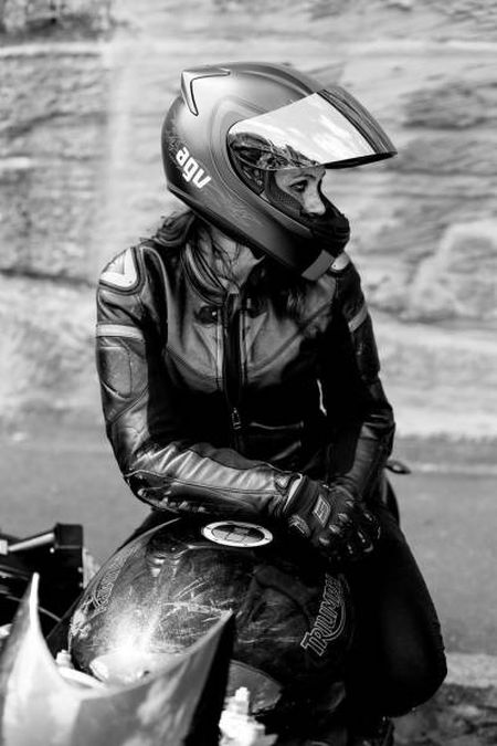 motorbike girl