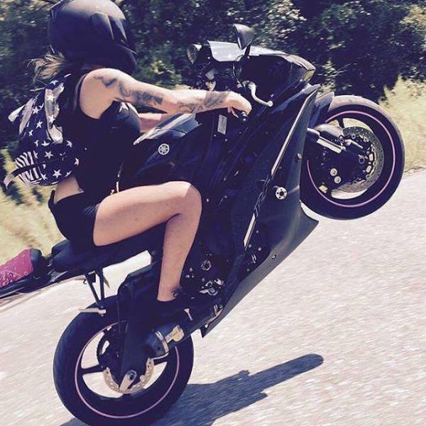 motorbike girl