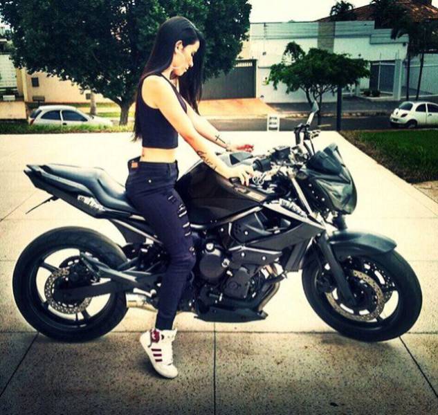 motorbike girl