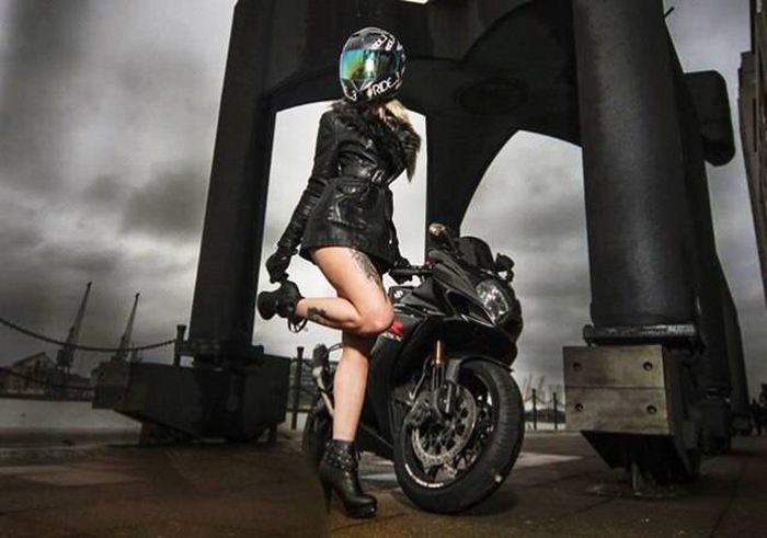 motorbike girl