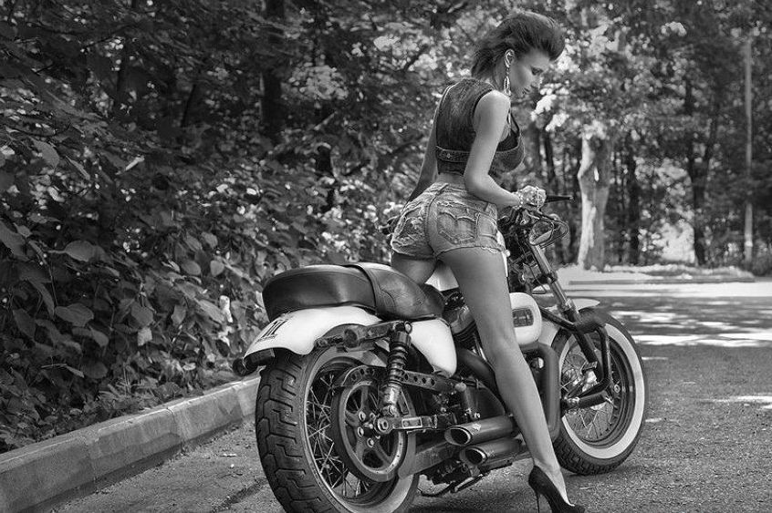 motorbike girl