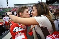 Motorsport models: Casey and Adriana Stoner, Japanese MotoGP 2007