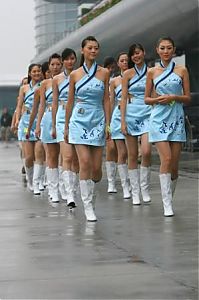 Motorsport models: China Grid Girls Shanghai 2006-10-01