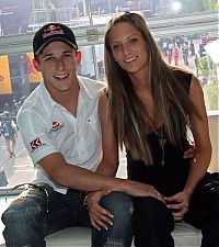 Motorsport models: Christian Klien Girlfriend Franziska 2006-04-24