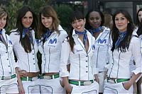 Motorsport models: F1 Grid Girls, Spanish F1 Grand Prix, Catalunya, 11-13th, May 2007