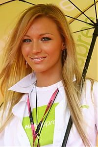 Motorsport models: Girl, Italian MotoGP 2007