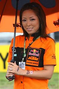 Motorsport models: girl, Japanese 125GP Race 2007