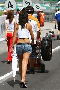 Motorsport models: Girl, Malaysian MotoGP Race 2007