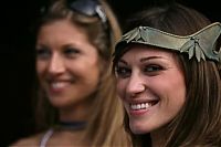 Motorsport models: Girls, in Roman costumes, Vallelunga WSBK 2007