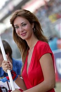 Motorsport models: Grid Girl, Grand Prix World Championship, Round 7, Catalunya, Spain, 10 June 2007