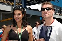 Motorsport models: Karen Minier Girlfriend Of David Coulthard Sao Paulo 2006-10-22