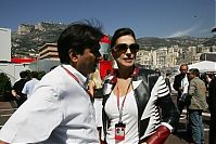 Motorsport models: Pasquale Lattuneddu With Slavica Ecclestone - Monaco 2006-05-28