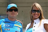 Motorsport models: Renault Girl With Giancarlo Fisichella Indianapolis 2006-06-29