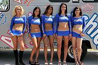 Motorsport models: cycle snatch moto team girls