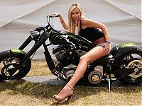 Motorsport models: motorbike girl