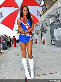 Motorsport models: Moto GP girls