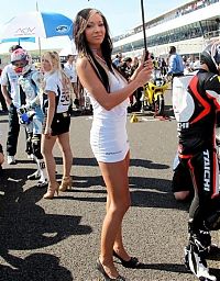 Motorsport models: f1 grid girls