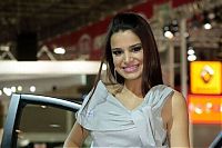 Motorsport models: auto motor show girl