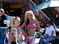 Motorsport models: Sturgis Motorcycle Rally girls, South Dakota, United States