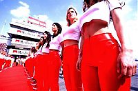 Motorsport models: f1 grid girls