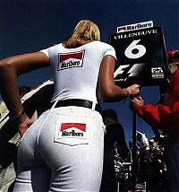 Motorsport models: f1 grid girls