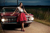 TopRq.com search results: girl with old antique retro classic car