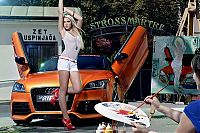 Motorsport models: Mandy Lange, Miss Tuning World Bodensee, Germany