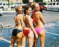 Motorsport models: car wash girls